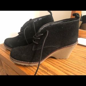 Black wedge Booties. So cute!